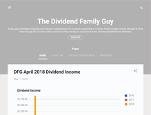 Tablet Screenshot of dividendfamilyguy.com